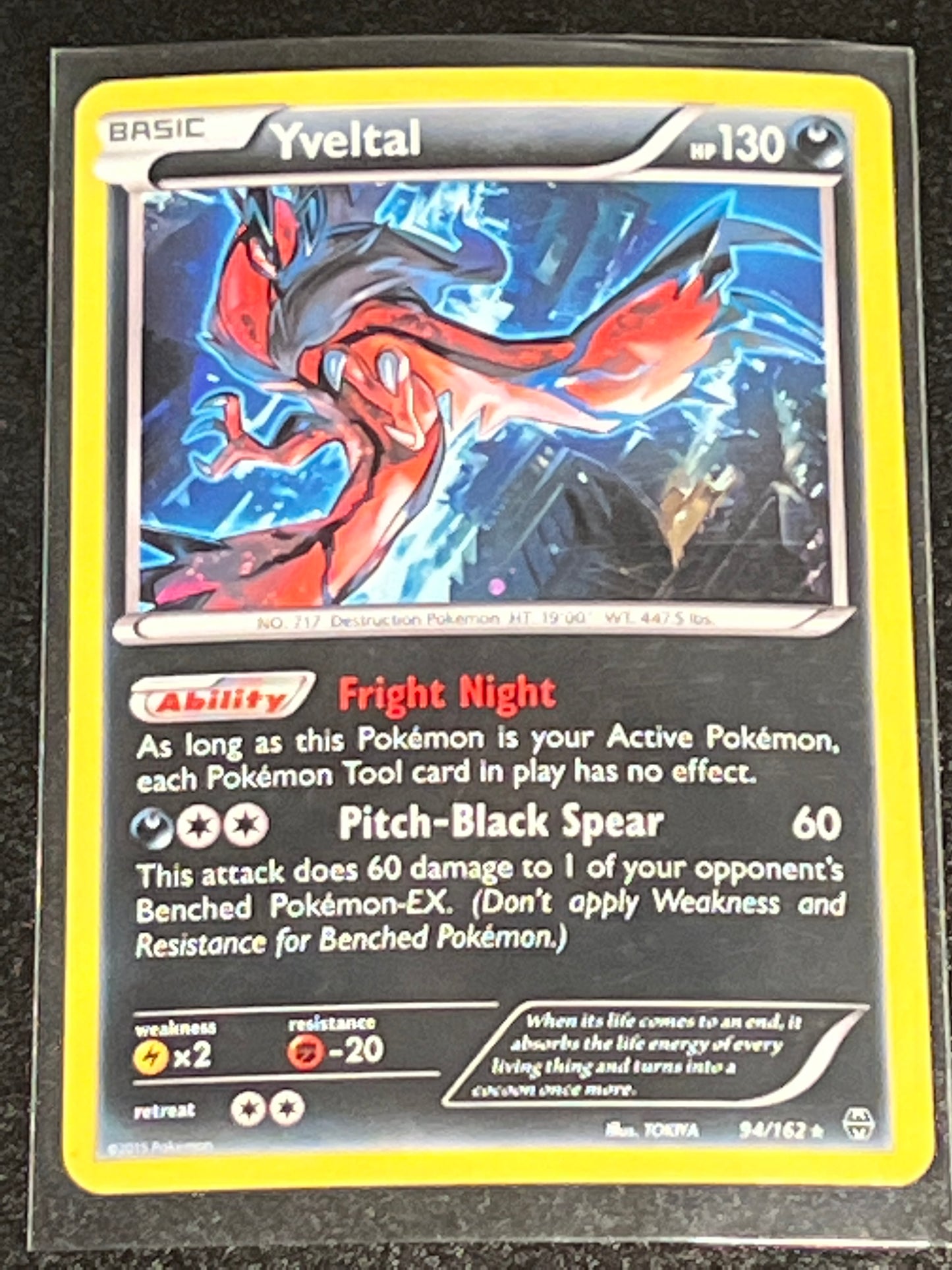 2015 Pokemon YVELTAL - Holo - #94