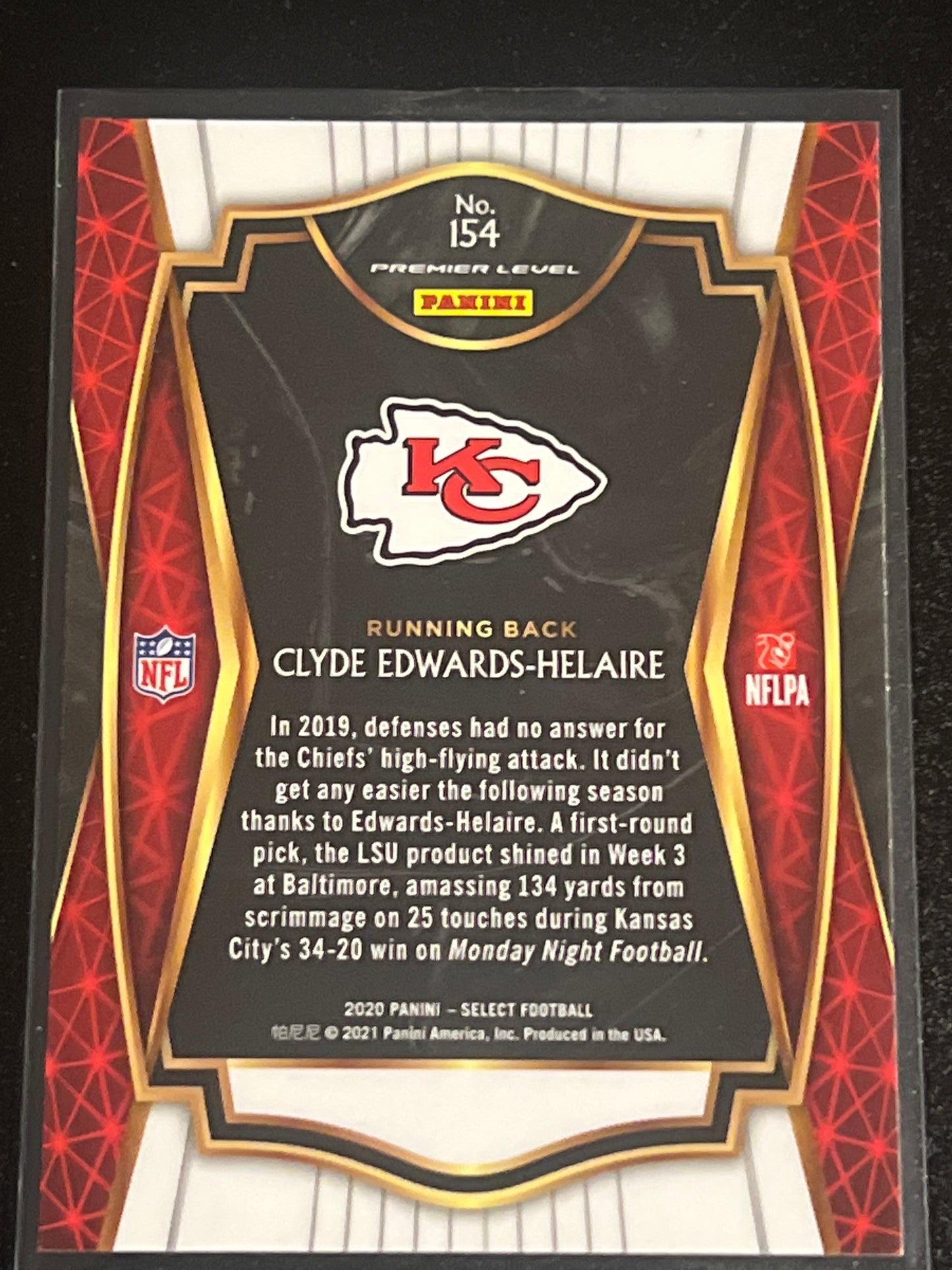 2021 Panini CLYDE EDWARDS-HELAIRE - RC - #154