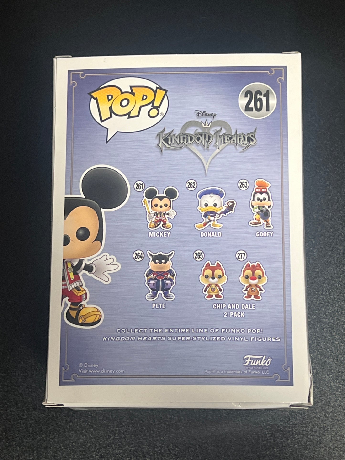 Funko Pop!  MICKEY -  Kingdom Hearts - #261