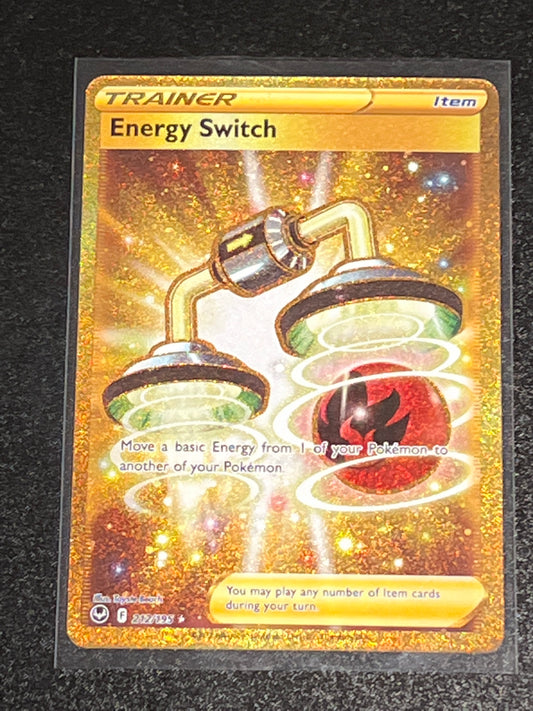 2022 Pokemon - ENERGY SWITCH - Trainer - Secret Rare- #212