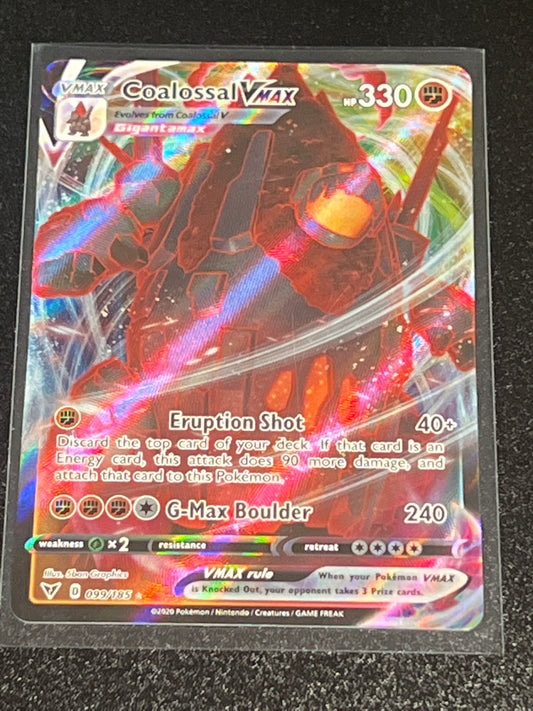 2020 Pokemon COALOSSAL VMAX - Holo - #099