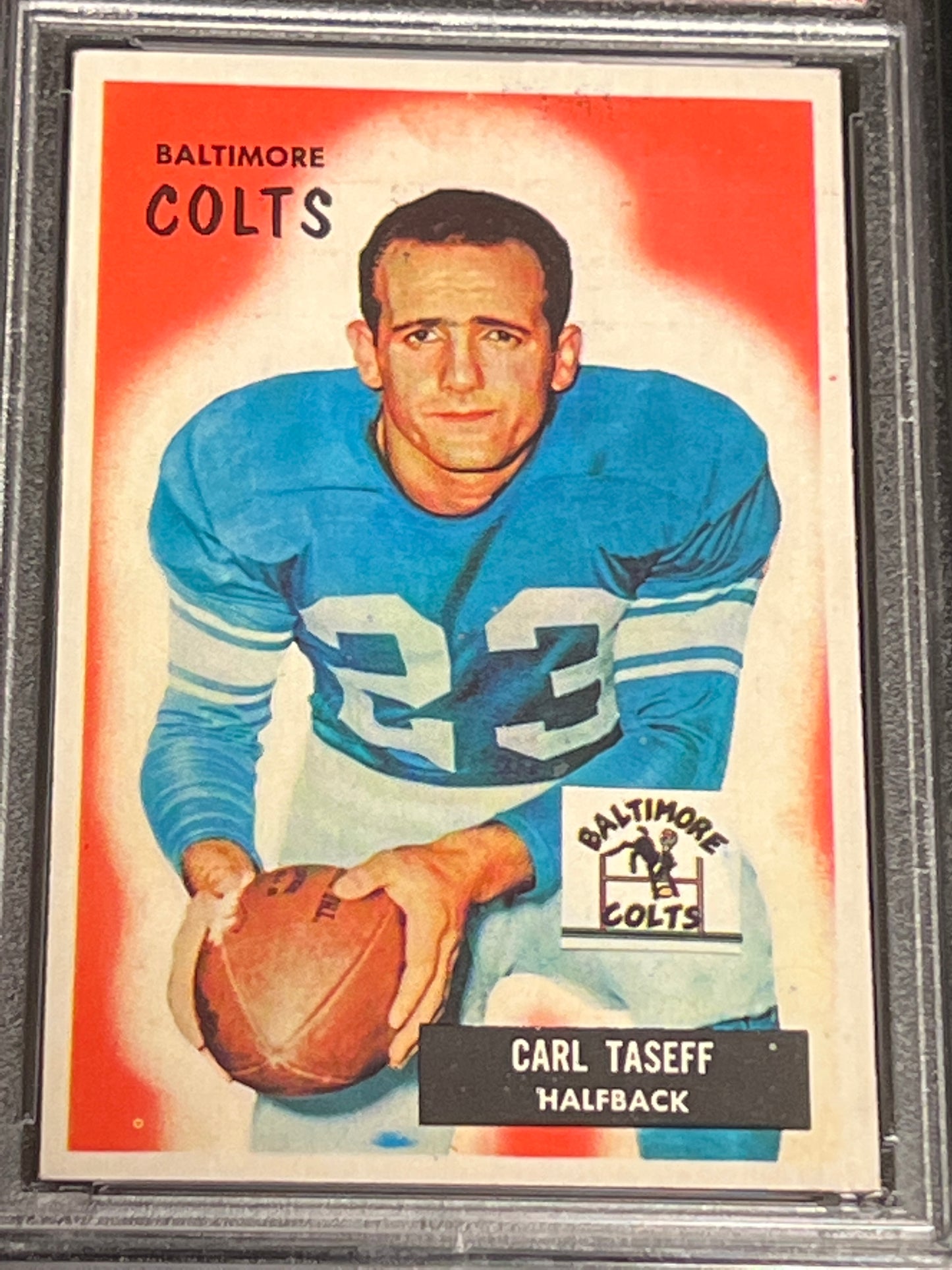 1955 Bowman CARL TASEFF - #103 - PSA 4