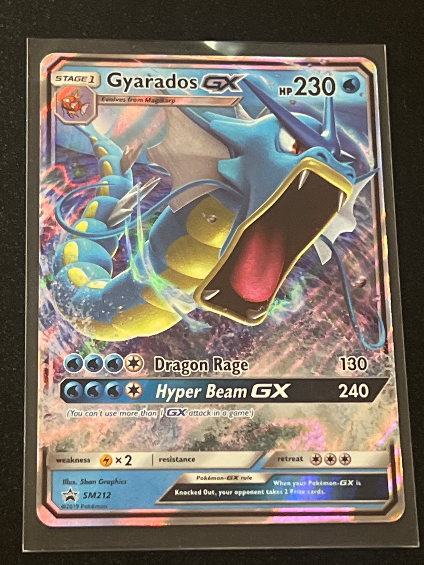 Pokemon GYARADOS GX -  Holo - #SM212