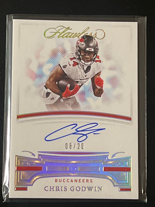 2021 Panini Flawless CHRIS GODWIN - AUTO 08/20