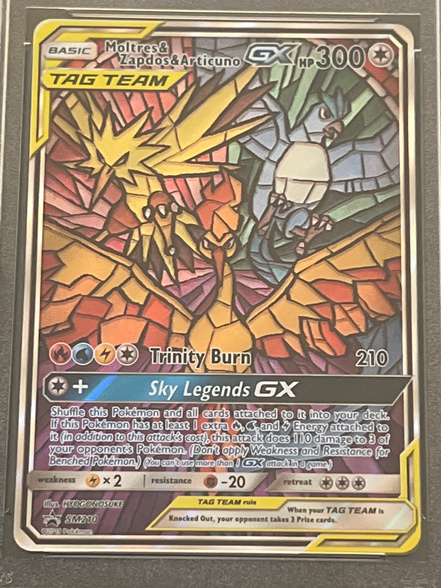 2019 Pokemon (P.M.) SM Black Star MLTRS/ZPDS/ARTCN GX - PSA 9