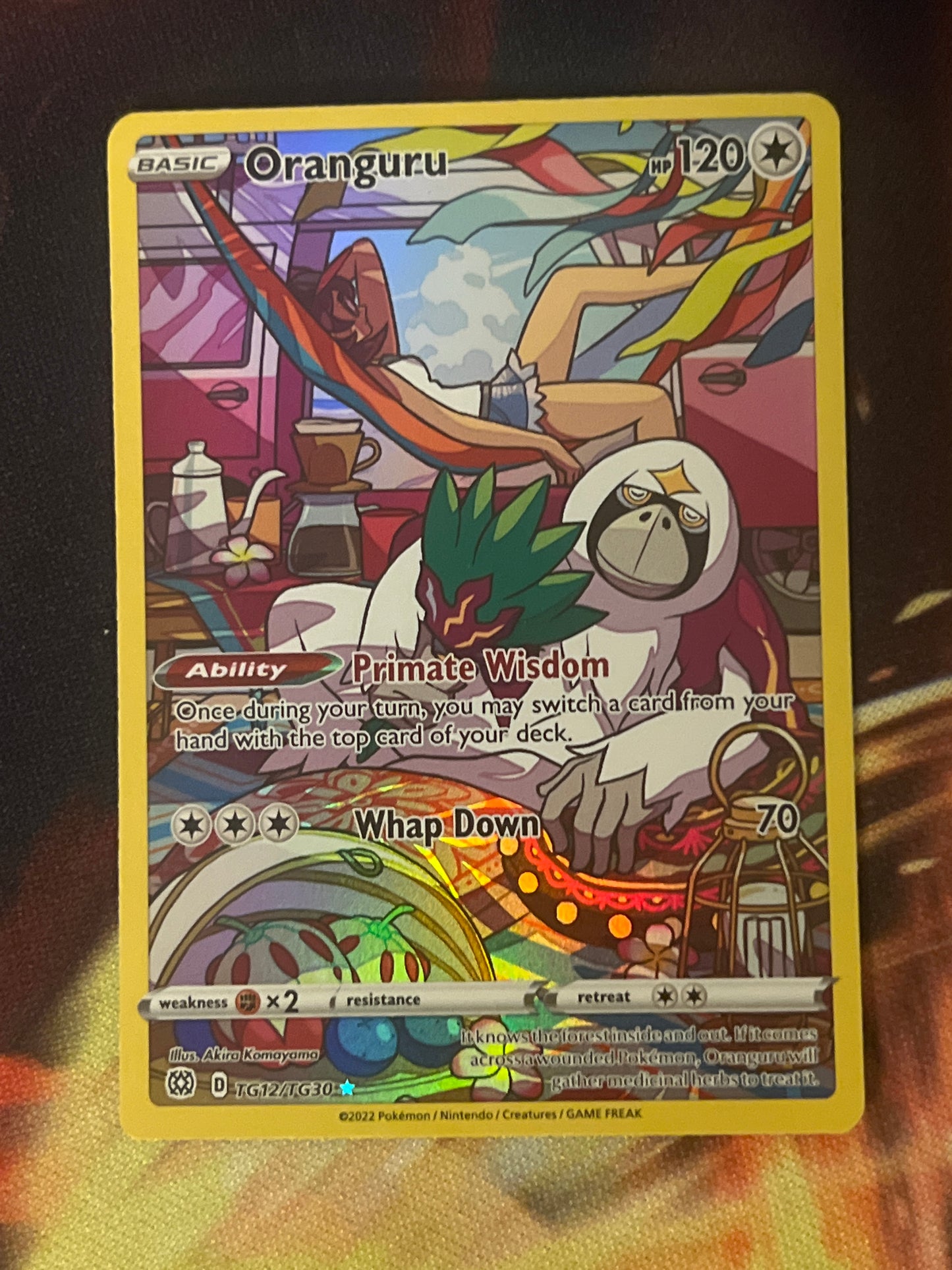 2022 Pokemon ORANGURU - Trainer Gallery - Holo - #TG12