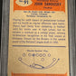 1955 Bowman JOHN SANDUSKY - PSA 4 #91