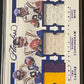 2021 Panini Triple Patches CHRIS CARTER / RANDALL CUNNINGHAM / RANDY MOSS 05/10