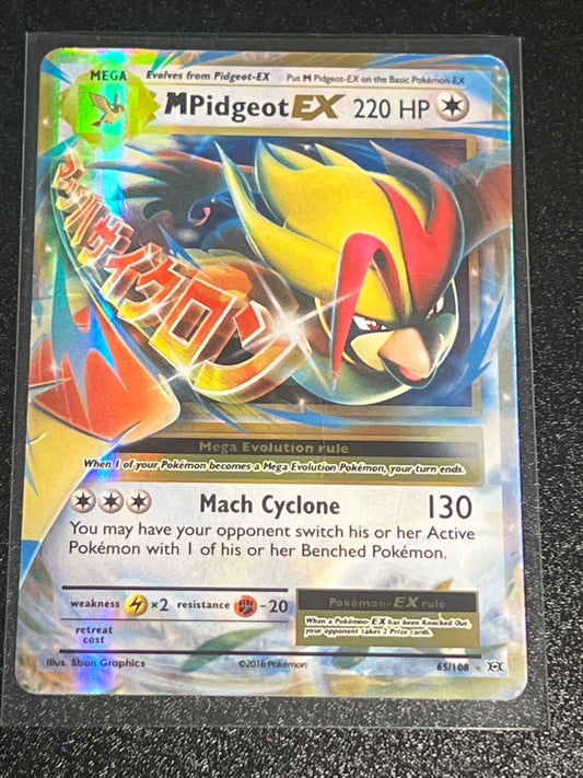 2016 Pokemon M PIDGEOT EX - Holo - #65