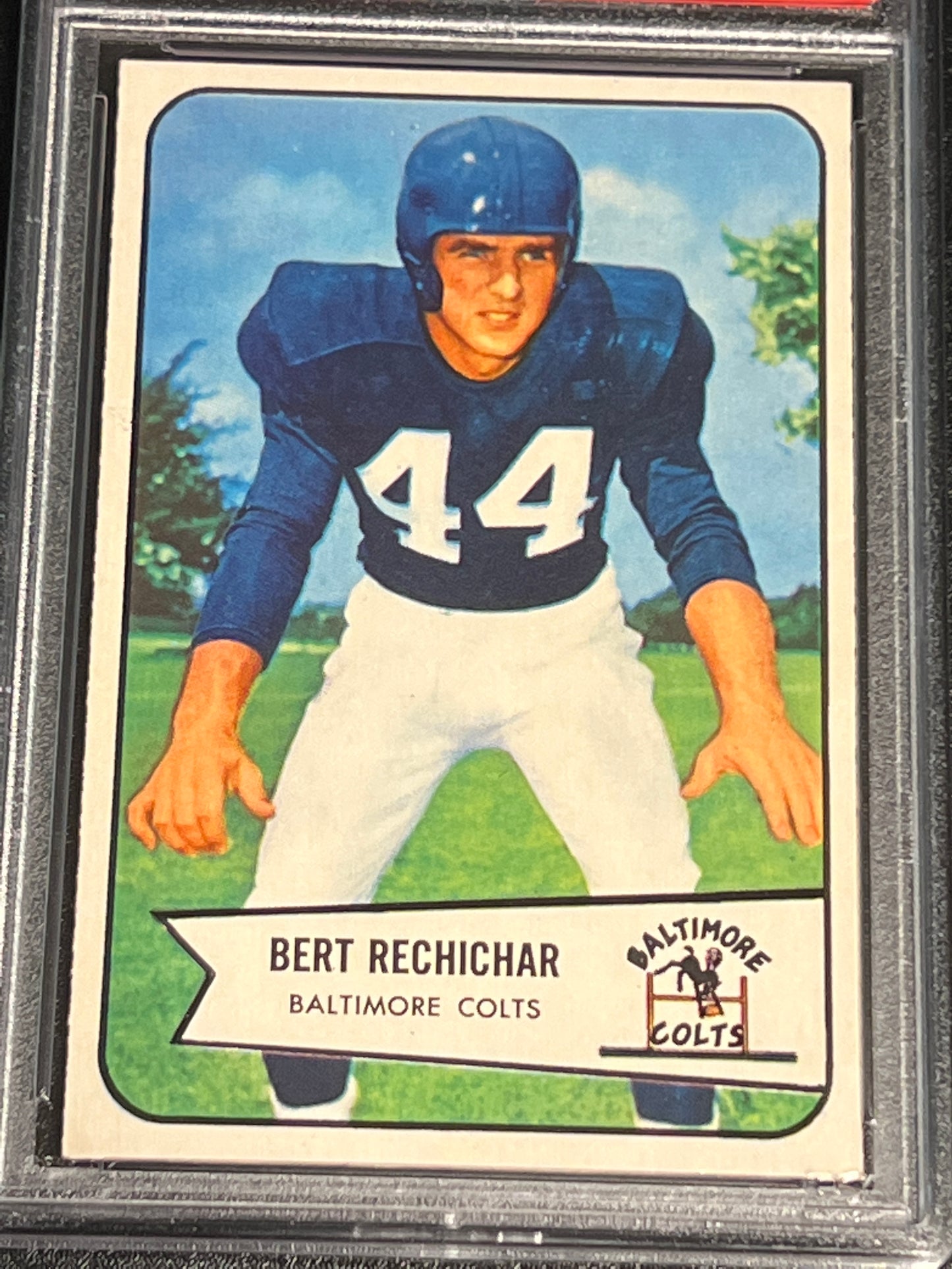 1954 Bowman BERT RECHICHAR  - #26 - PSA 5