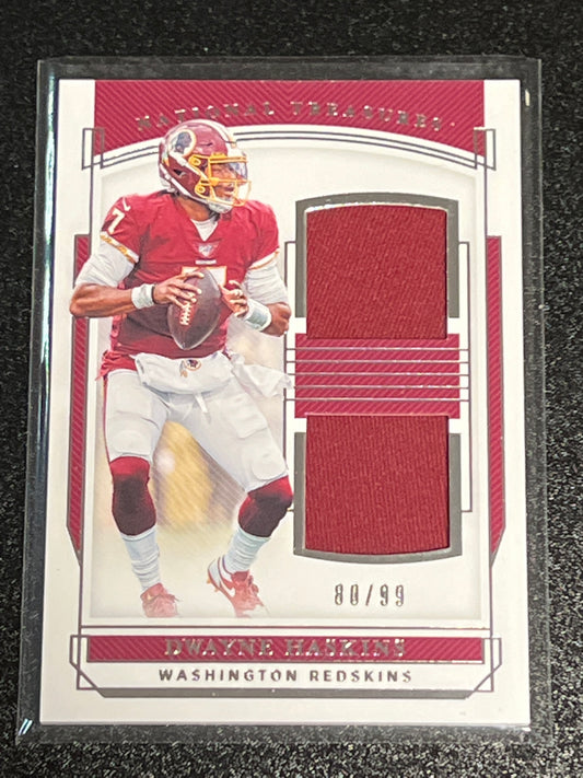 2019 Panini Nat. Treas. DWAYNE HASKINS - Patch Card - 80/99 -  #RDM-3