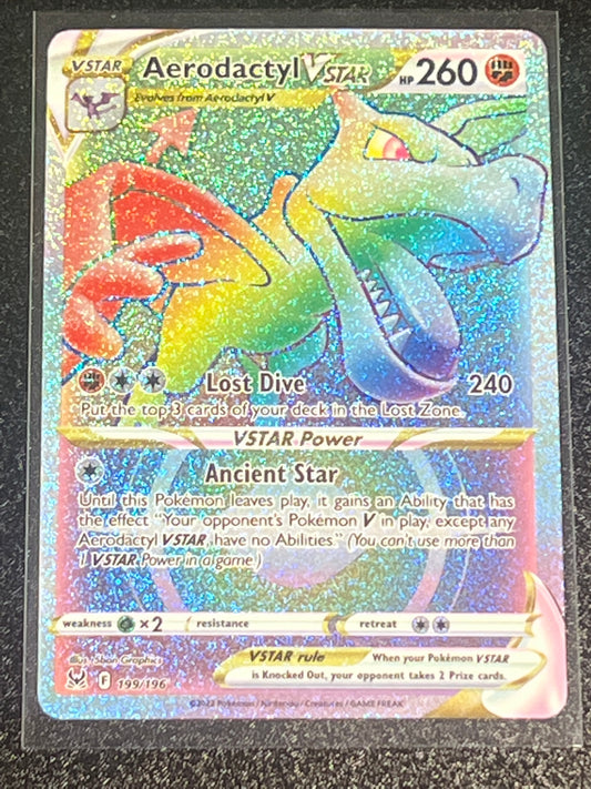 2022 Pokemon Aerodactyl Vstar - Secret Rare - #199