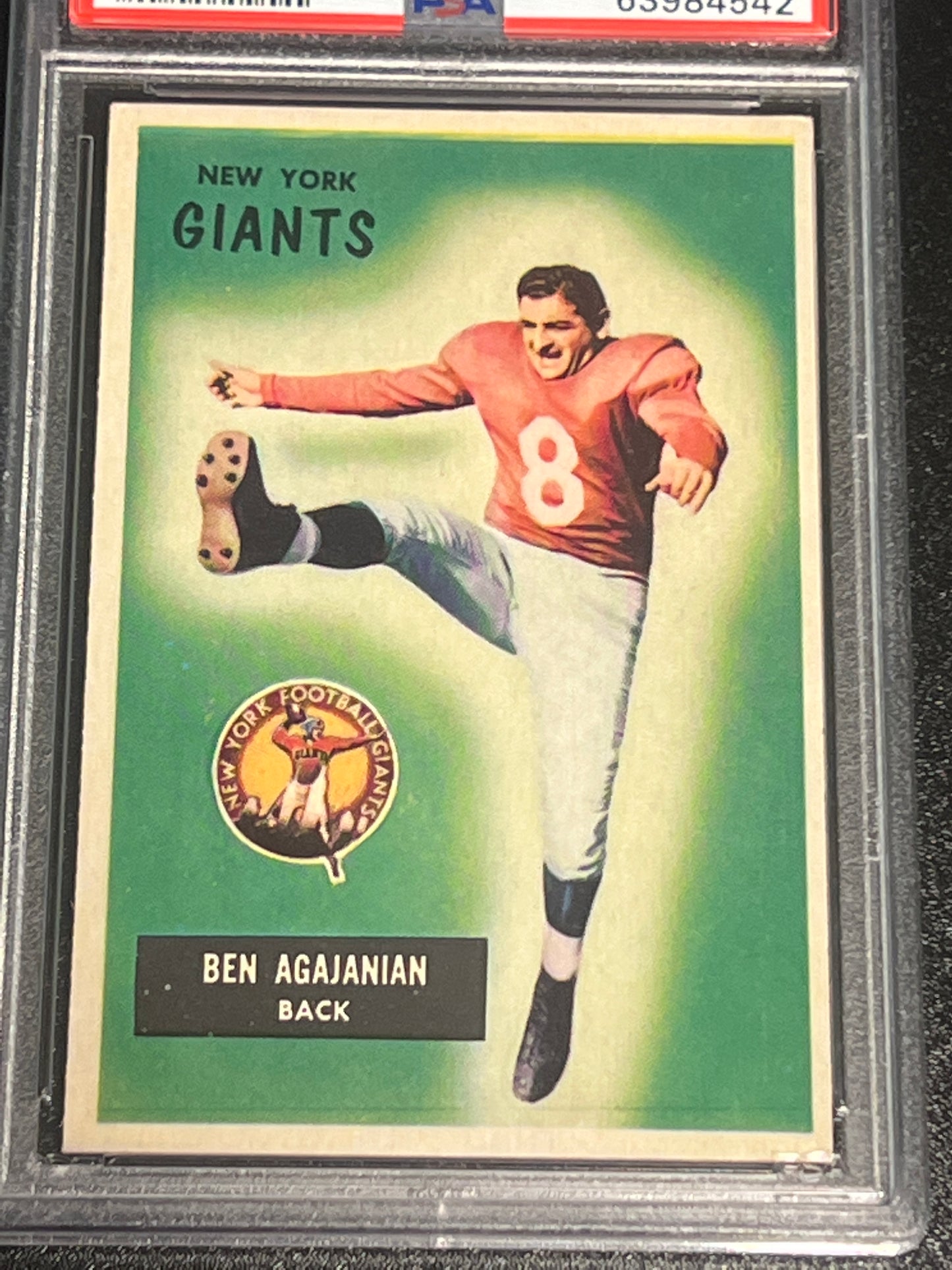 1955 Bowman BEN AGAJANIAN - PSA 4