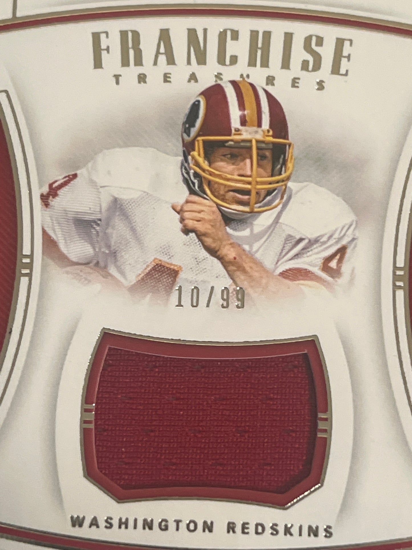 2019 Panini Nat. Treas. JOHN RIGGINS 10/99 Patch Card #FT-26