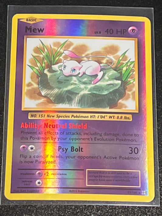 2016 Pokemon MEW - Reverse Holo - #53