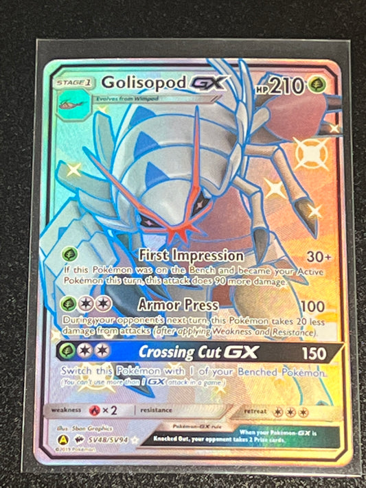 2019 Pokemon GOLISOPOD GX - Holo - #SV48