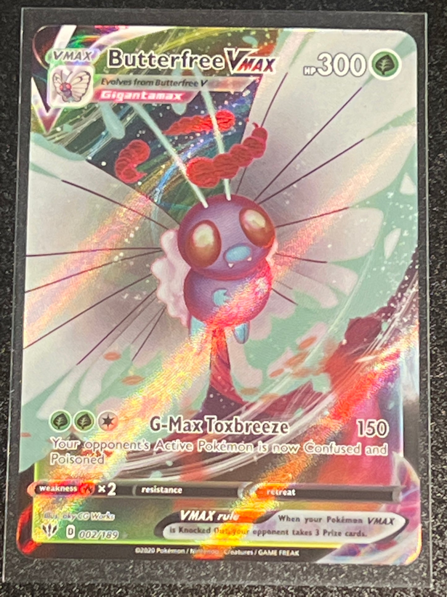 2020 Pokemon Butterfree Vmax - Ultra Rare - #2