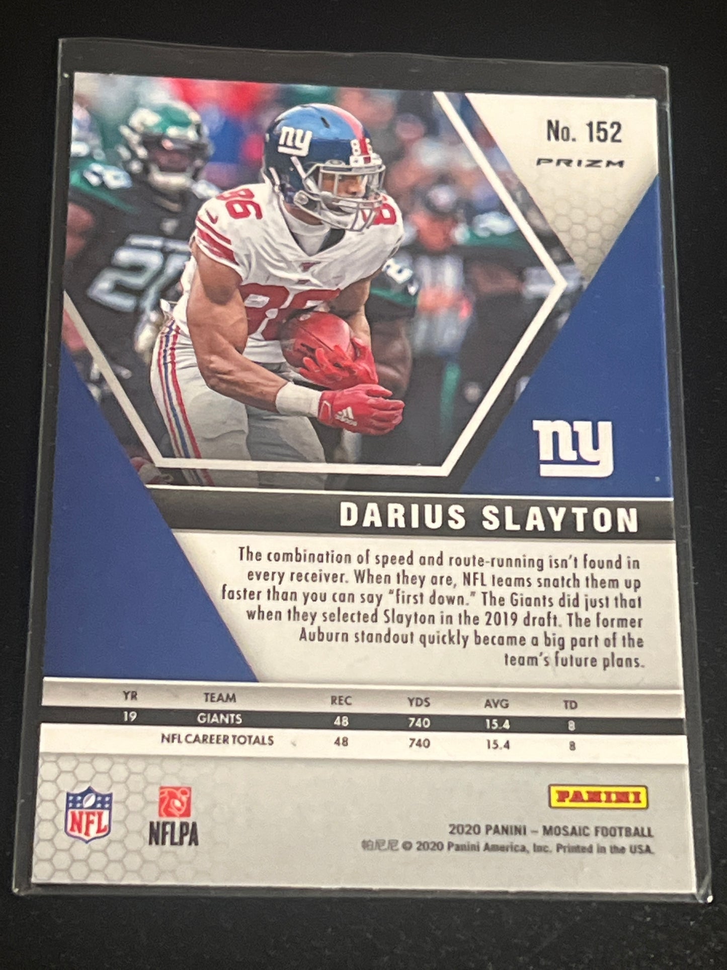 2020 Panini Mosaic DARIUS SLAYTON - #152