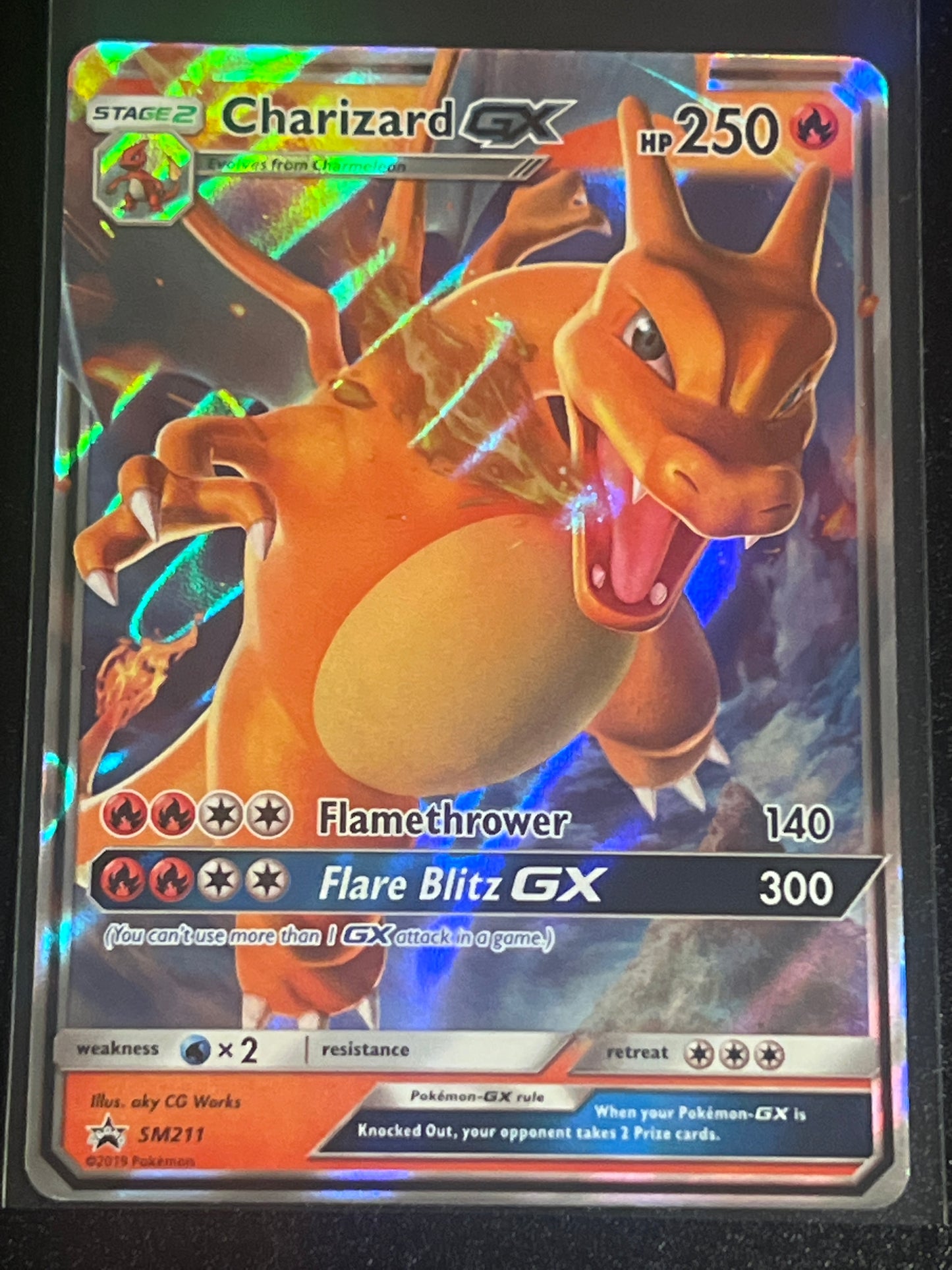 2019 Pokemon CHARIZARD GX - SM211