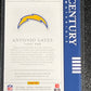 2019 Panini Nat. Treas. ANTONIO GATES - Patch Card - 38/99 - #CM-16