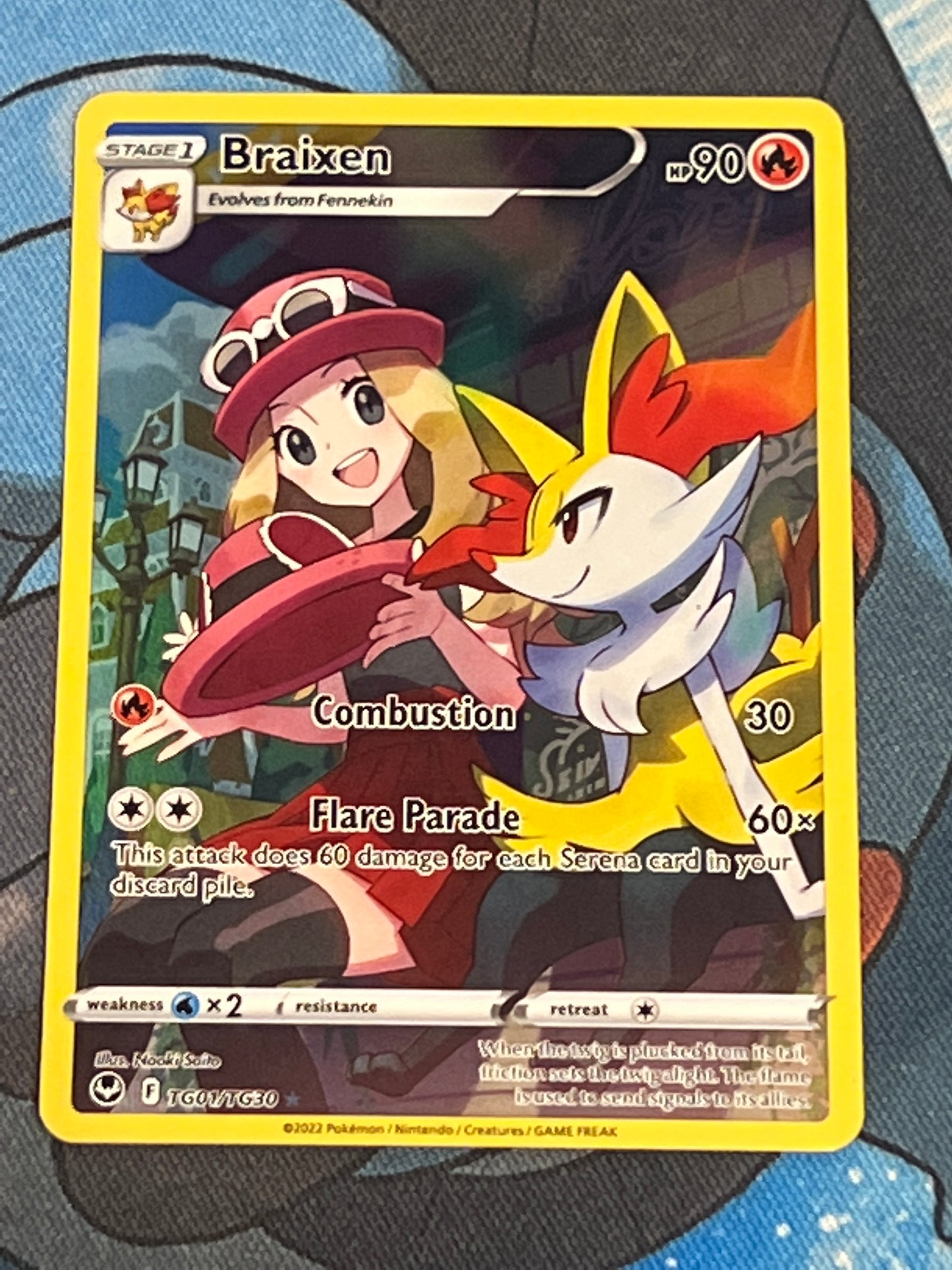 2022 Pokemon BRAIXEN - Trainer Gallery - #TG01