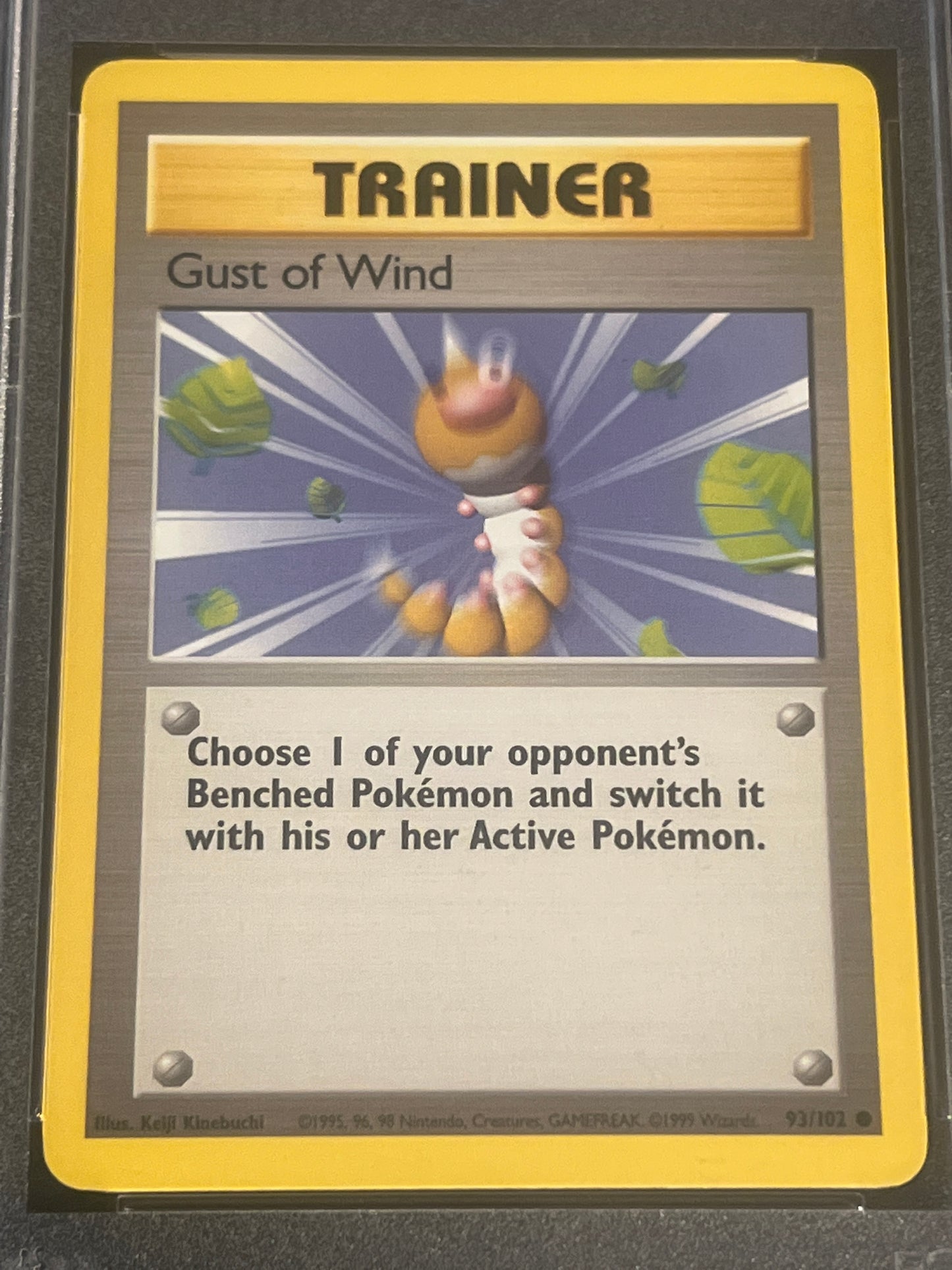 1999 Pokemon Game GUST OF WIND - PSA 10