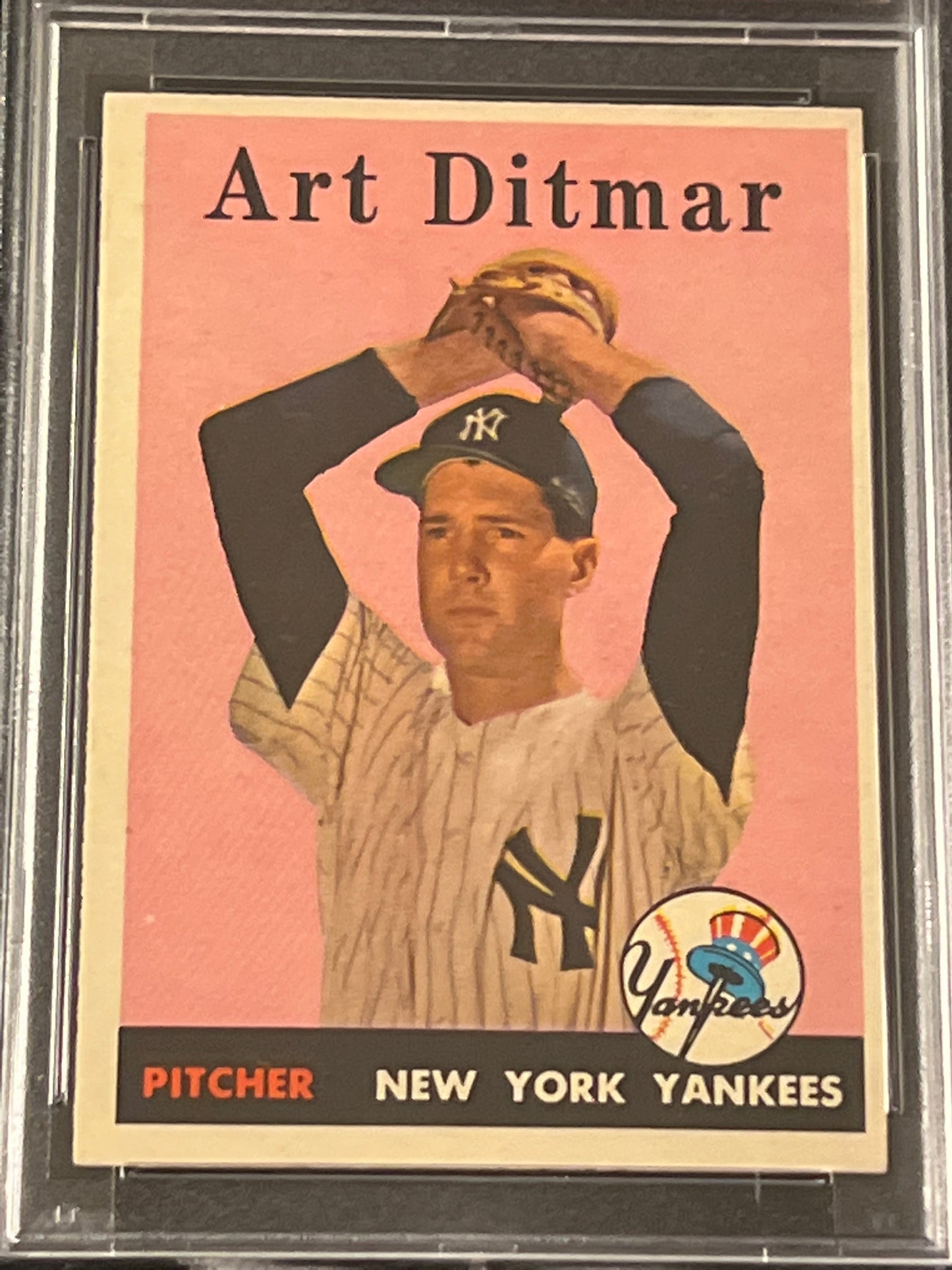 1958 Topps ART DITMAR - PSA 6 #354