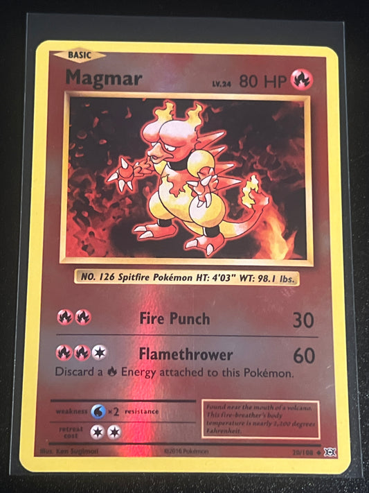 2016 Pokemon MAGMAR - Reverse Holo - #20