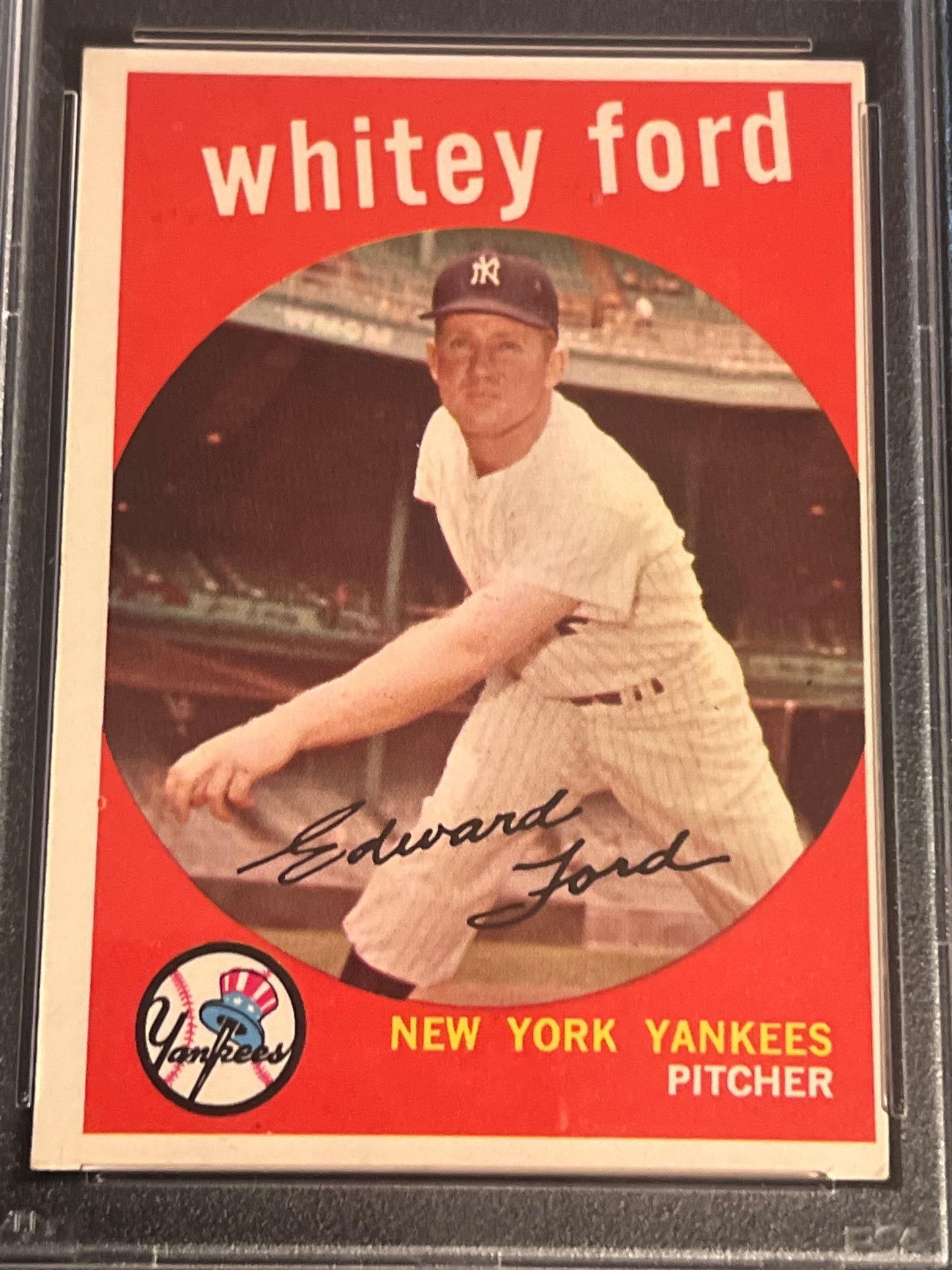 1959 Topps WHITEY FORD - PSA 6 #430