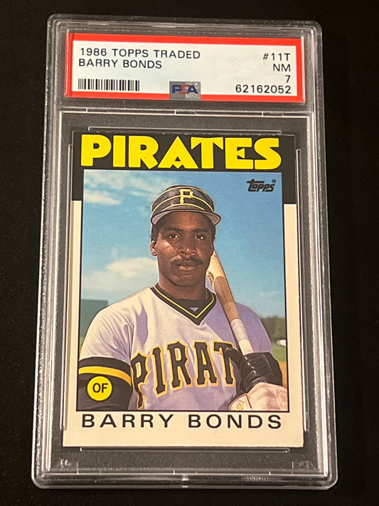 1986 Topps Traded BARRY BONDS - PSA 7 #11T