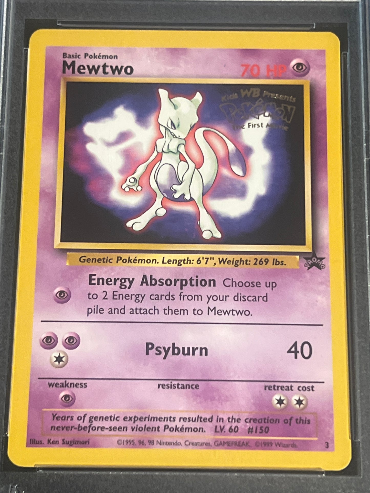 1999 Pokemon Game Mewtwo Movie Promo - PSA 7 #3