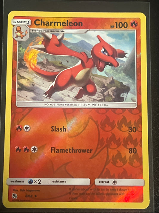 2019 Pokemon CHARMELEON - Reverse Holo - #8