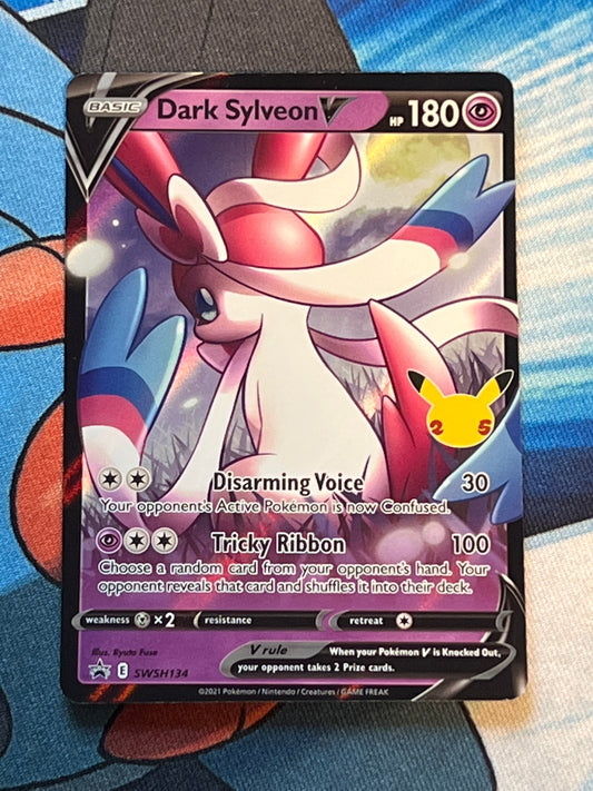 2021 Pokemon Celebrations - Dark Sylveon - Holo - #SWSH134