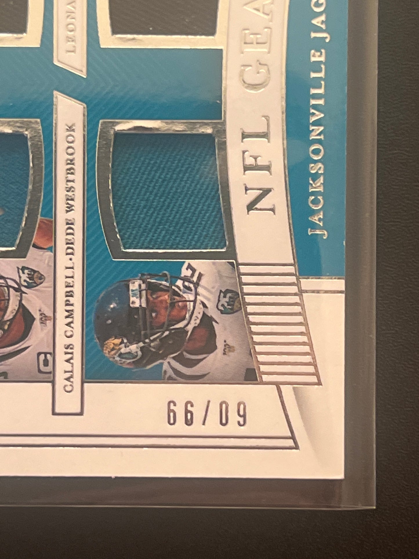 2019 Panini Nat. Treas. CAMPBELL/FOURNETTE/WESTBROOK/CHARK JR - Patch Card 60/99 #GQM-18