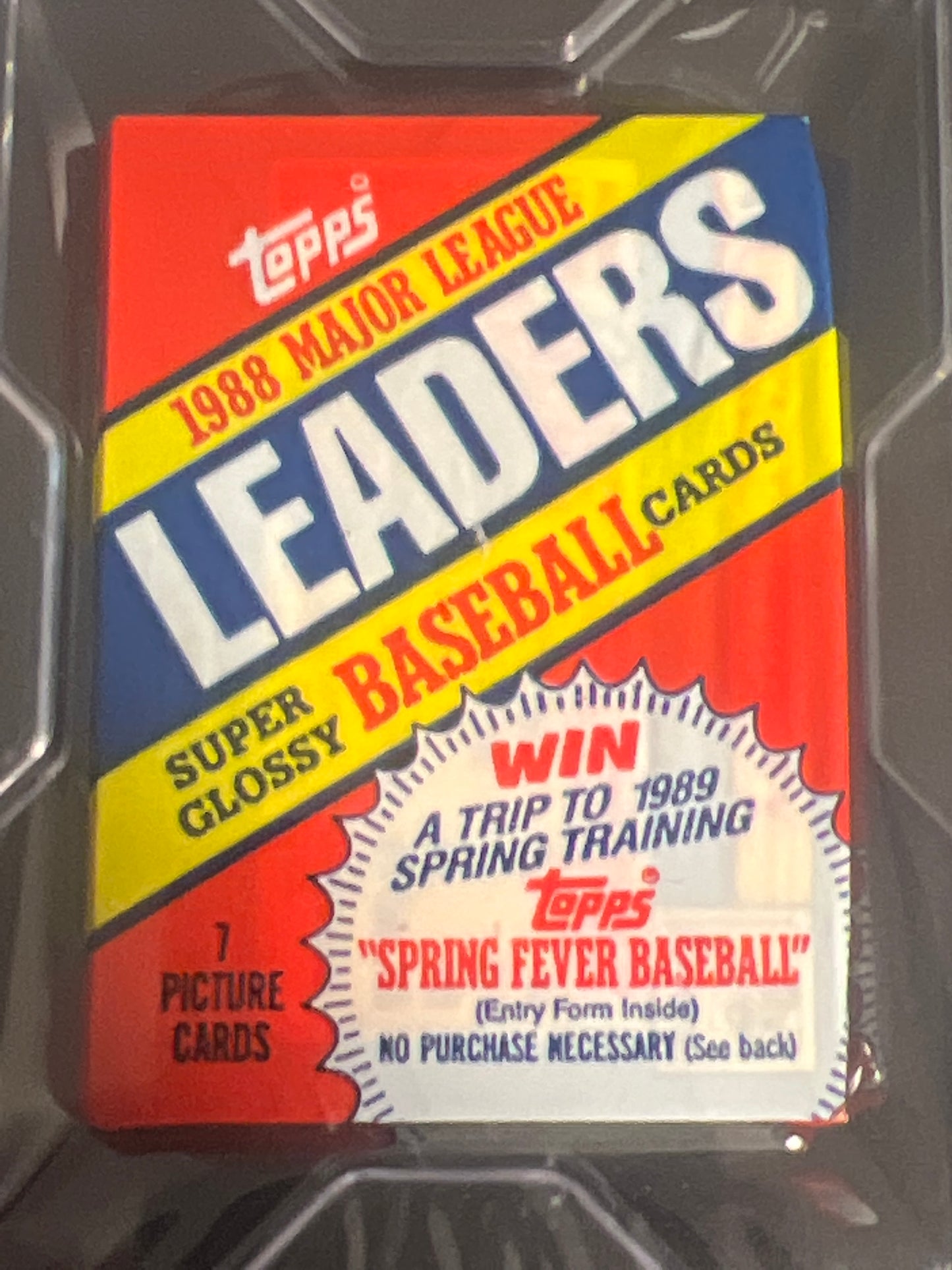 1988 Topps Mini League Leaders UNOPENED PACK - PSA 10 (Nolan Ryan on Back)