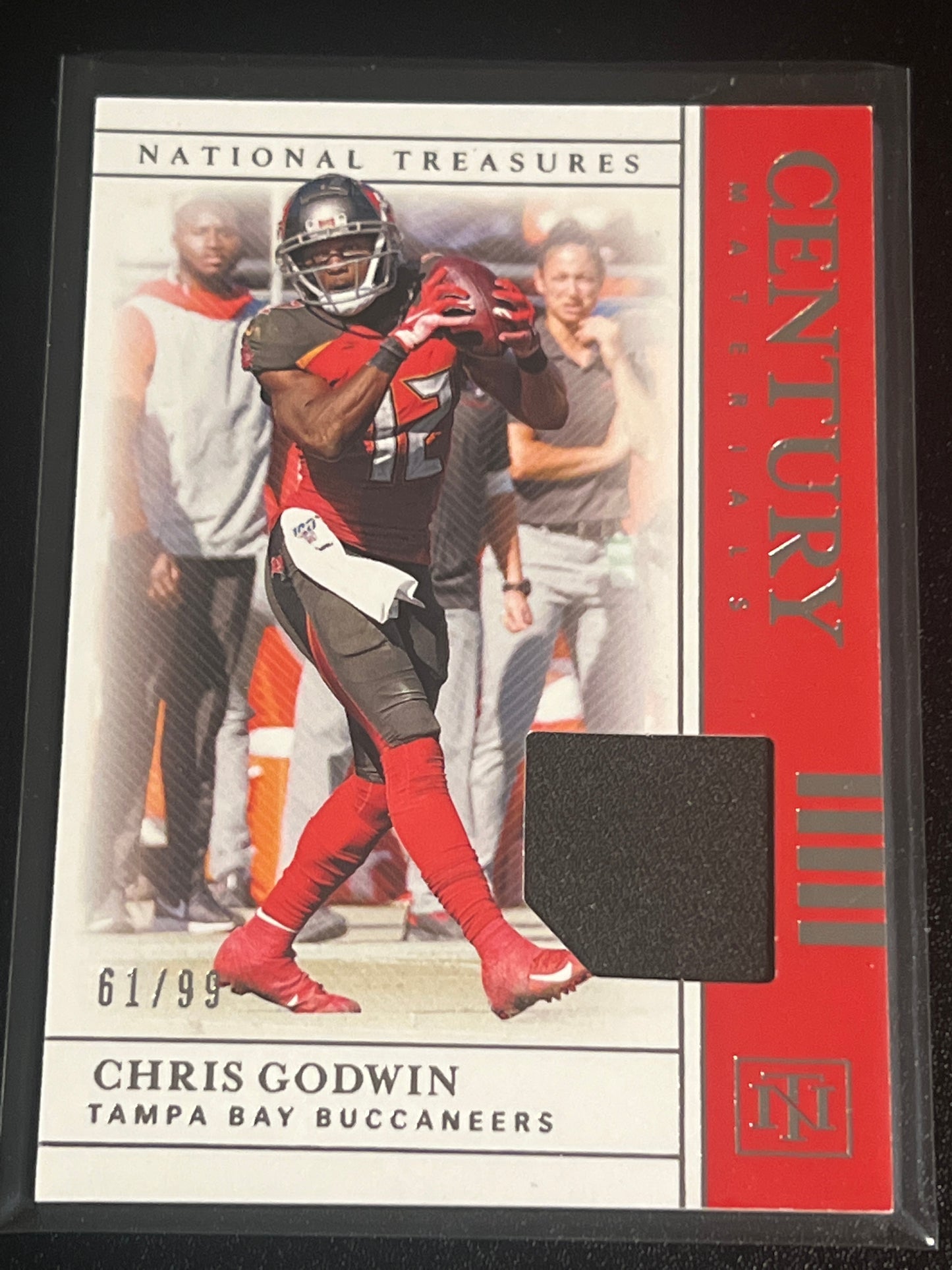 2019 Panini Nat. Treas. CHRIS GODWIN - Patch Card 61/99 #CM-95