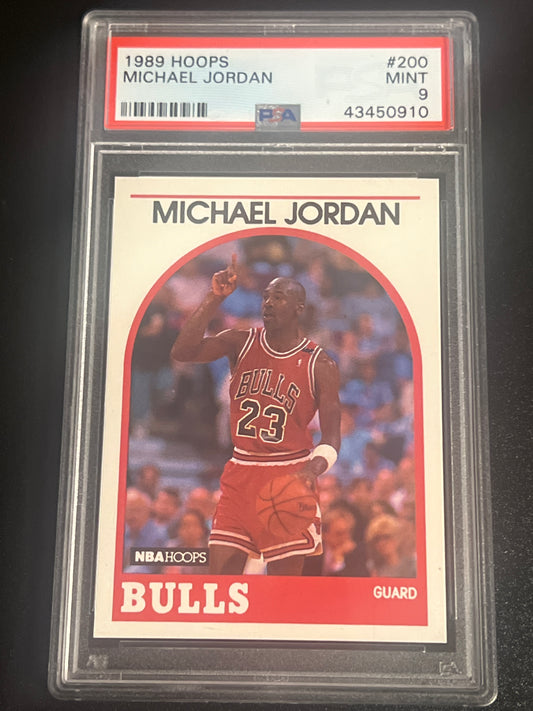 1989 Hoops MICHAEL JORDAN #200 - PSA 9