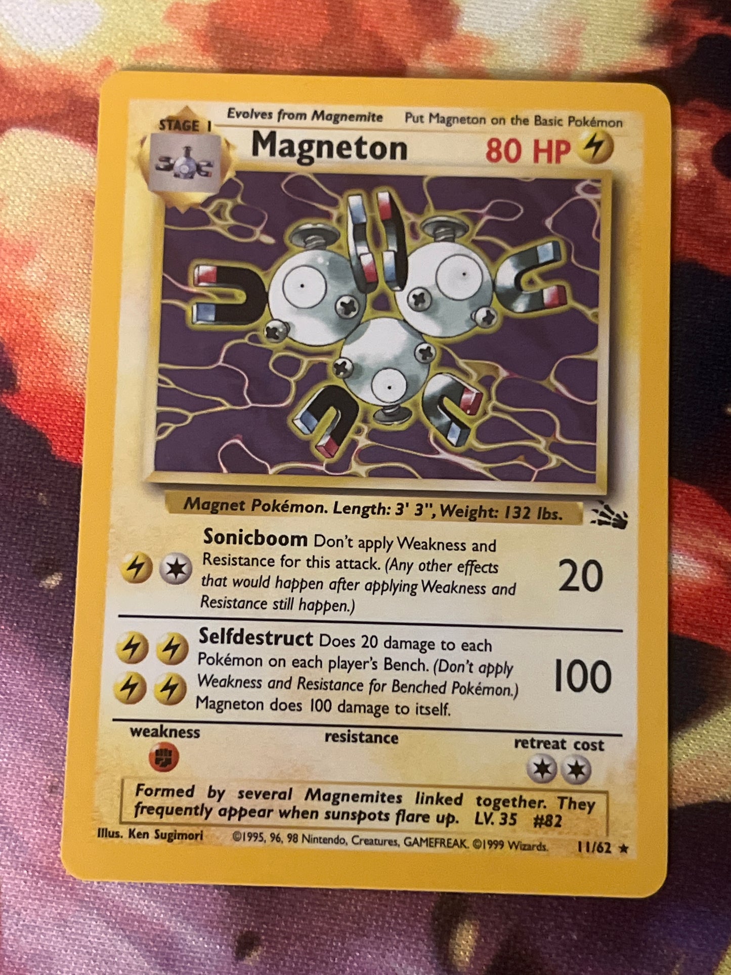 1999 Pokemon Magneton - Rare Holo - #11