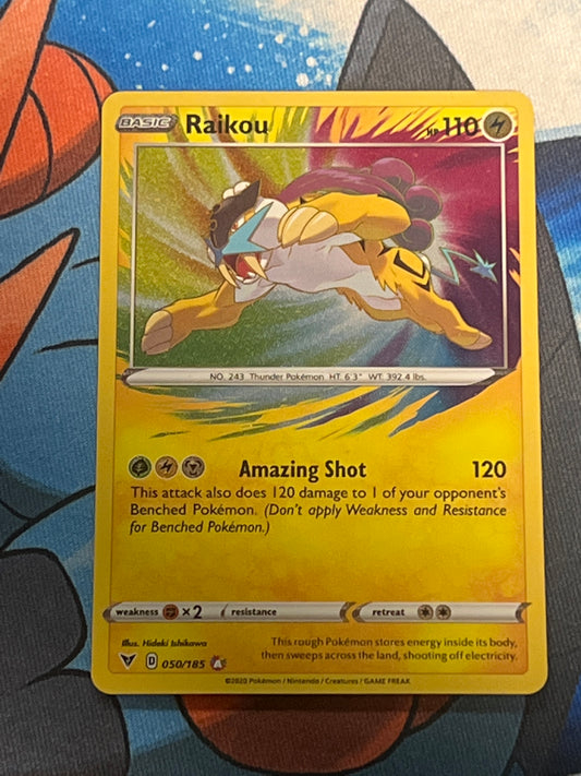 2020 Pokemon Raikou - Amazing Rare - #50