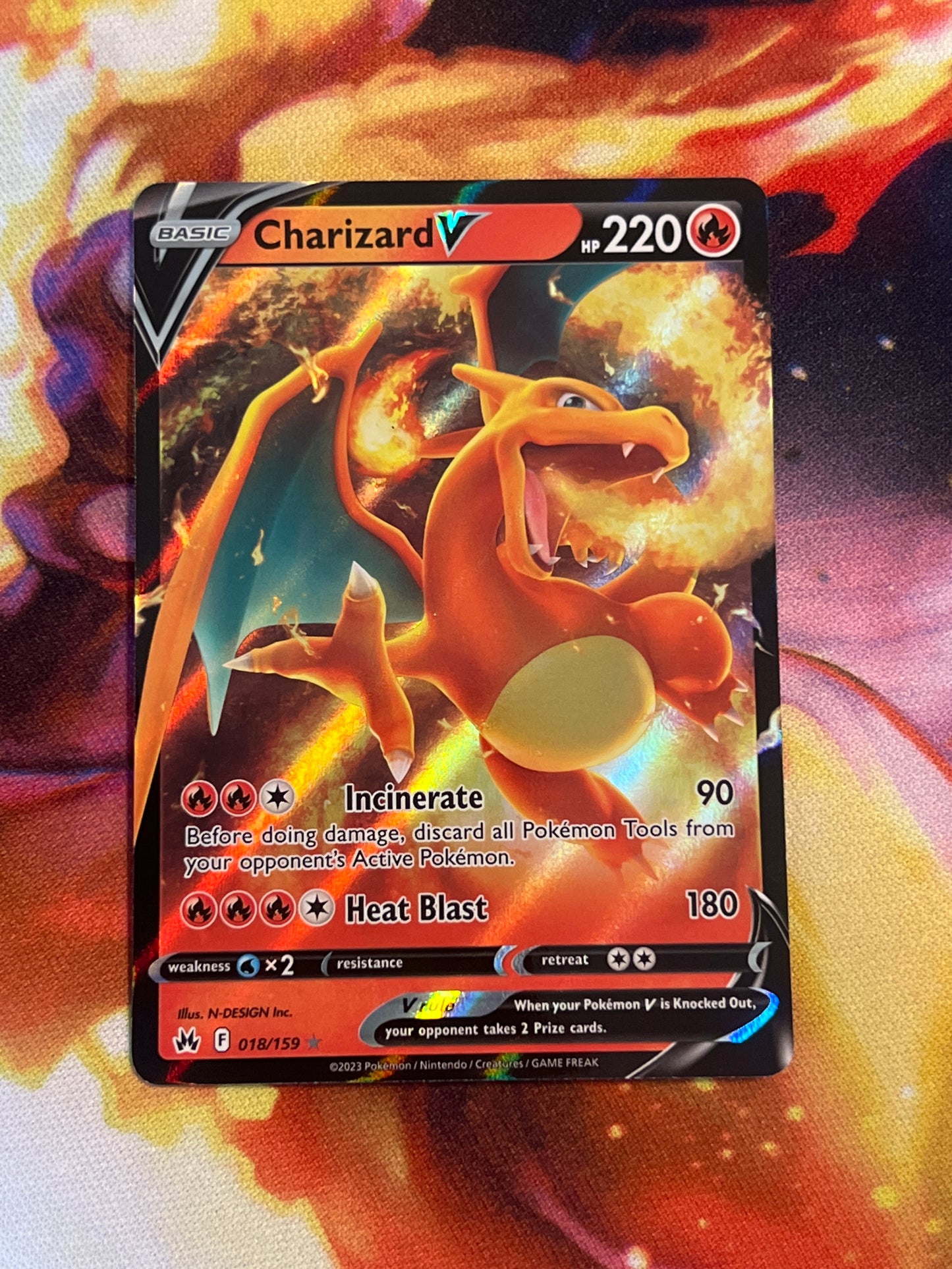 2023 Pokemon Charizard V -  Ultra Rare - #18