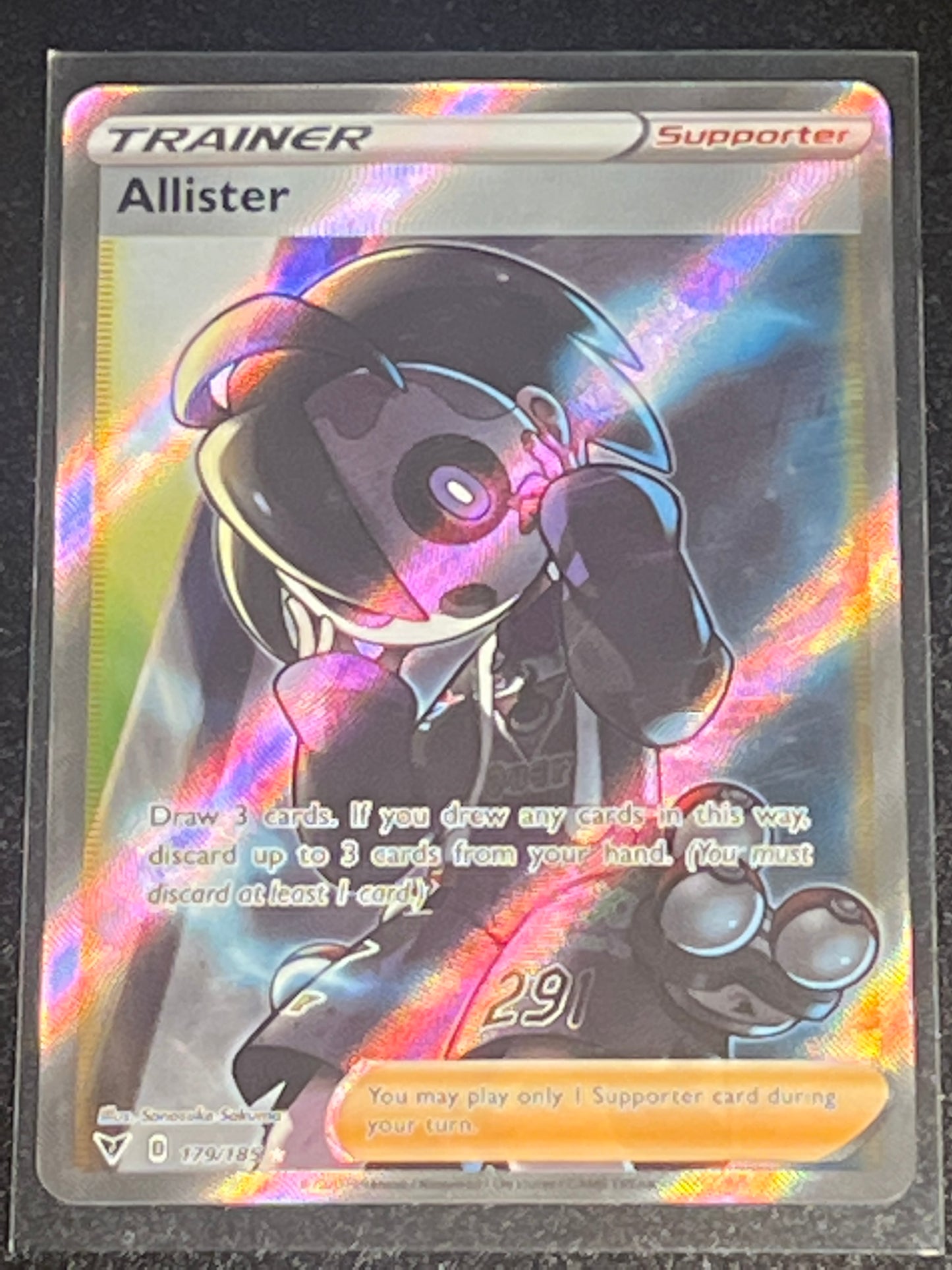 2020 Pokemon ALLISTER - Trainer - Holo - #179