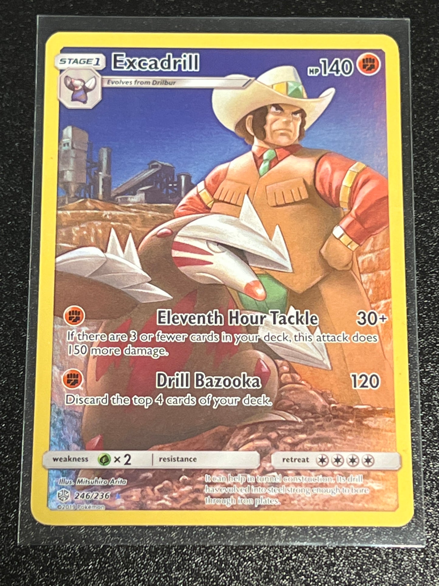 2019 Pokemon EXCADRILL - Holo - #246