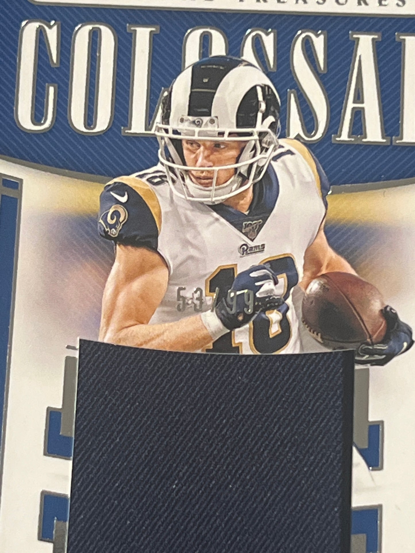 2019 Panini Nat. Treas. COOPER KUPP - Patch Card 53/99 #CM-26