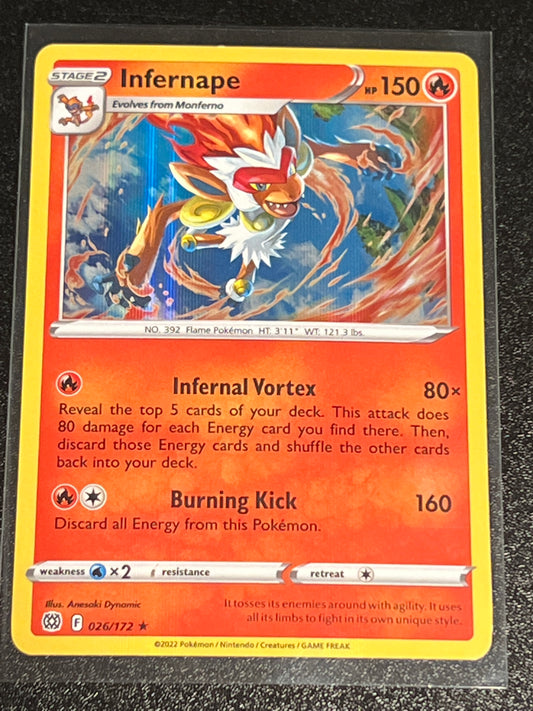 2022 Pokemon INFERNAPE -  Holo - #26