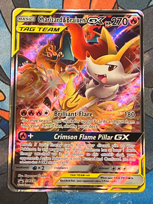 2019 Pokemon Charizard & Braixen - Tag Team - Promo - #SM230