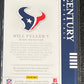 2019 Panini Nat. Treas. WILL FULLER V - Patch Card - 21/49- #CM-47