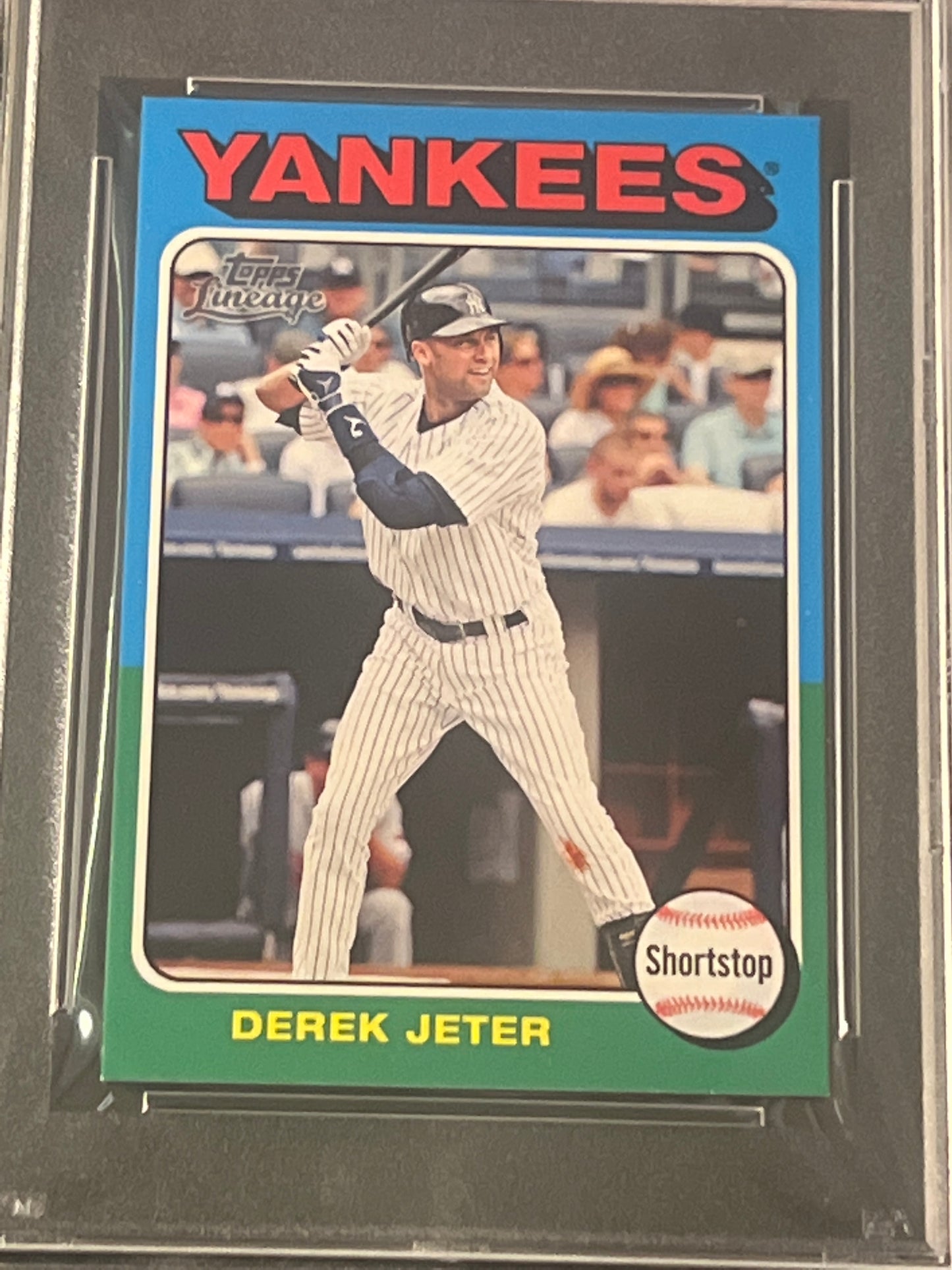 2011 Topps Lineage DEREK JETER  - #2  - PSA 9 - 1975 Mini