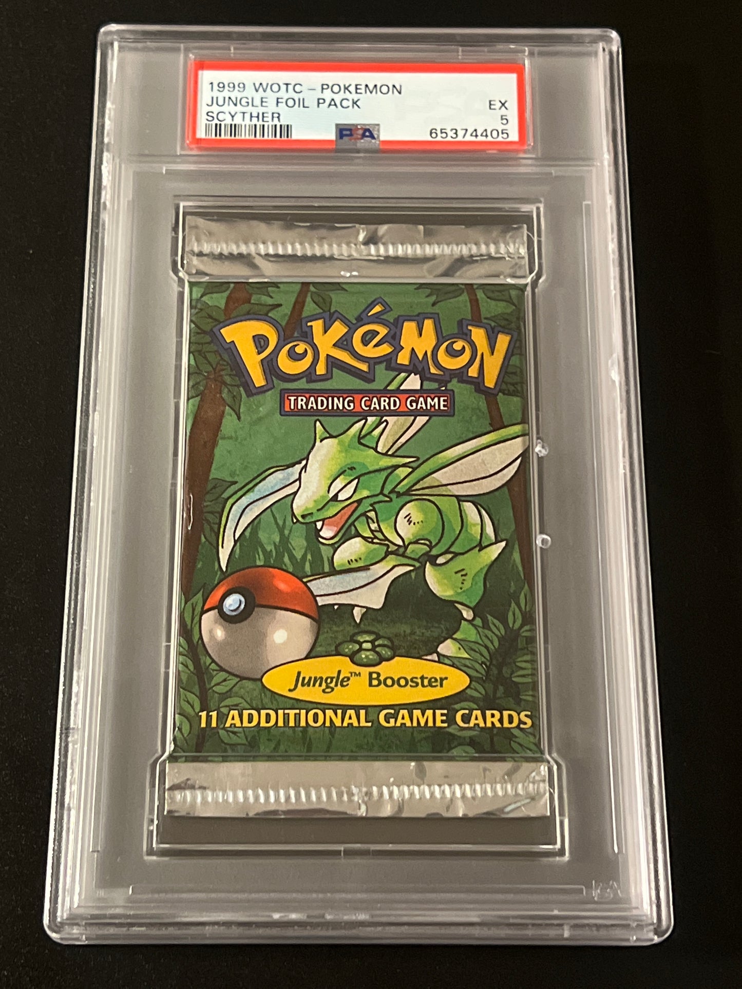 1999 WOTC - POKEMON JUNGLE FOIL PACK - Scyther  - PSA 5