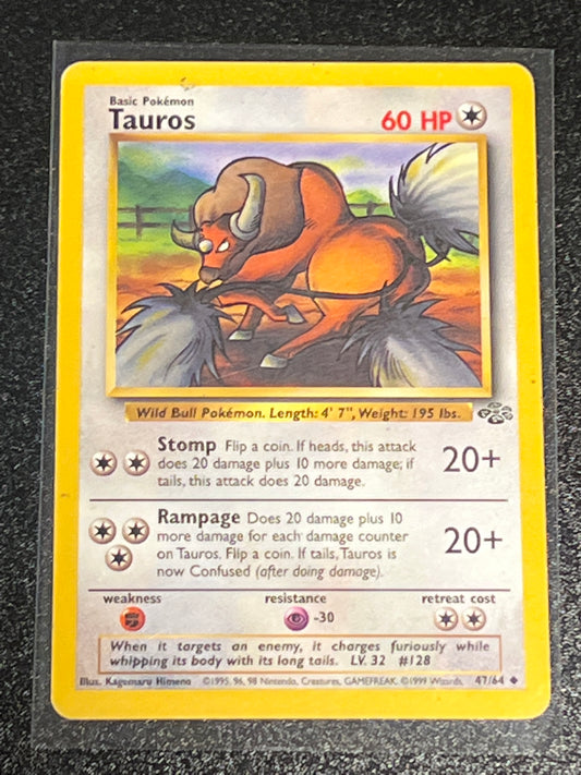 1999 Pokemon TAUROS - Non Holo - #47