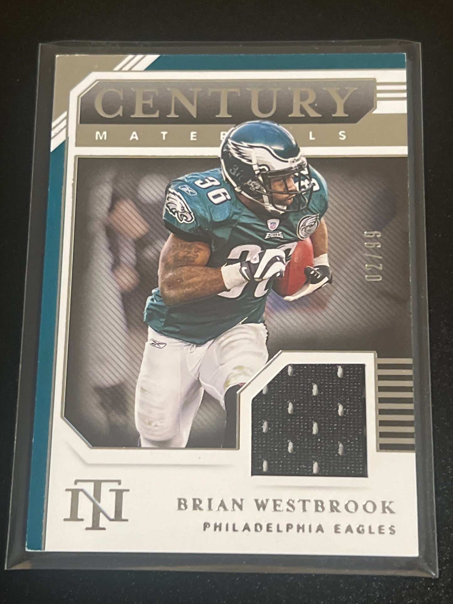 2020 Panini Nat. Treas. BRIAN WESTBROOK - Patch Card 02/99 #CM-BW